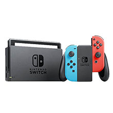 Nintendo Switch with Neon Red Joy-Con