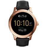Fossil Q Founder Black Leather Smartwatch